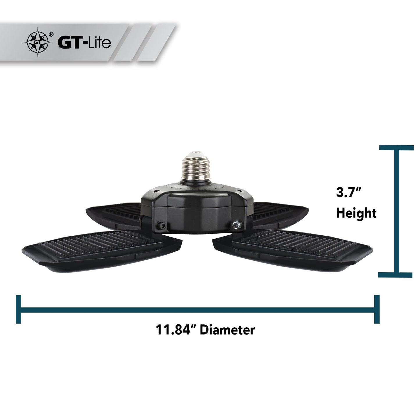 GT-Lite 15,000 Lumen LED 4-Panel Bulb E26 5K