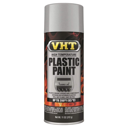 VHT Duplicolor ESP820007 Black High Temperature Plastic Paint, 11. Fluid_Ounces