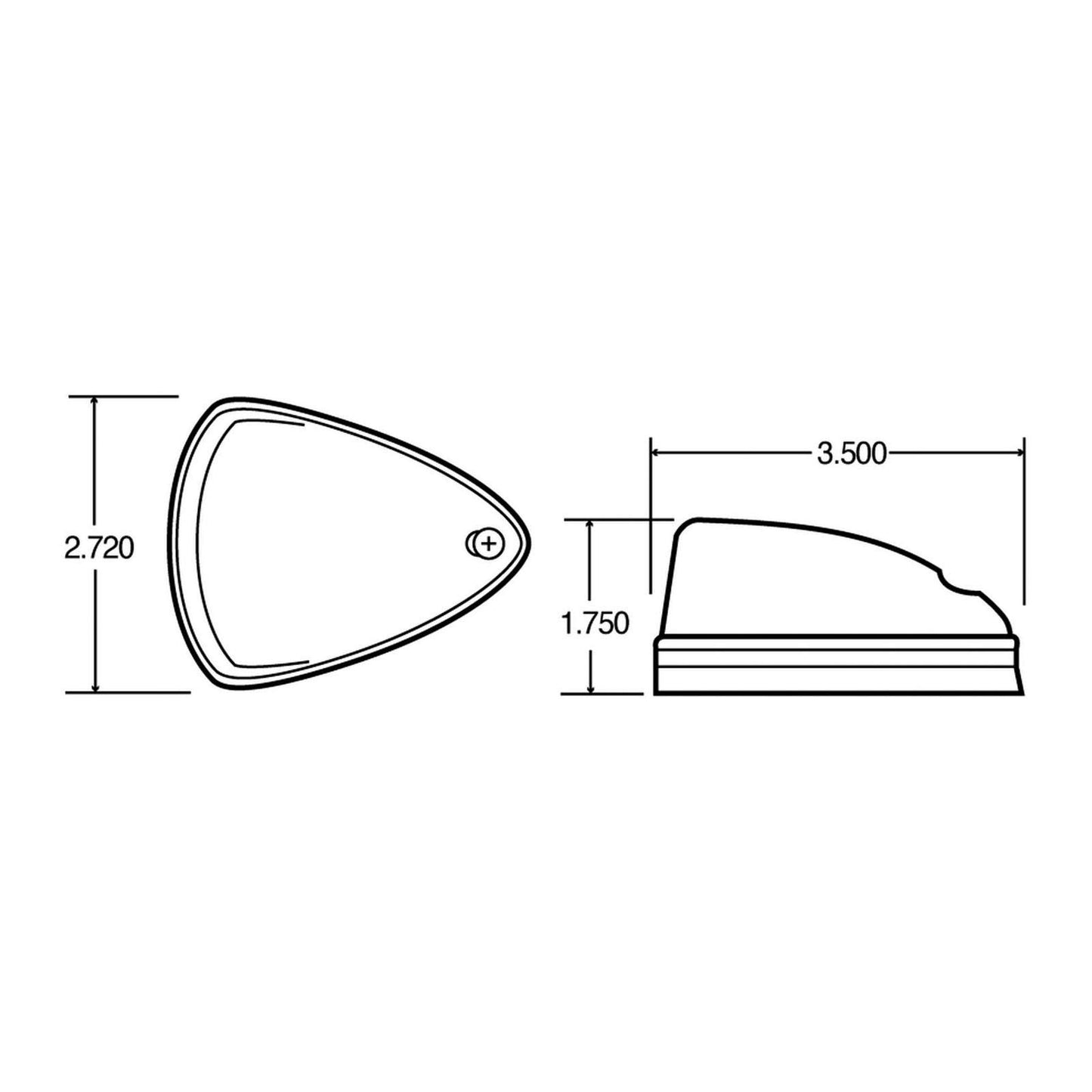 26771Y TRUCK LITE AMBER CAB CLEARANCE LIGHT