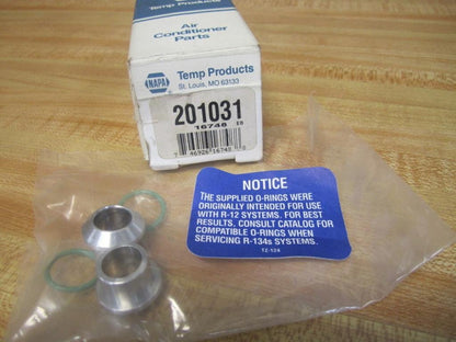 Napa Temp Products 201031 AC Fitting Adapter TEM201031 (Pack of 2)