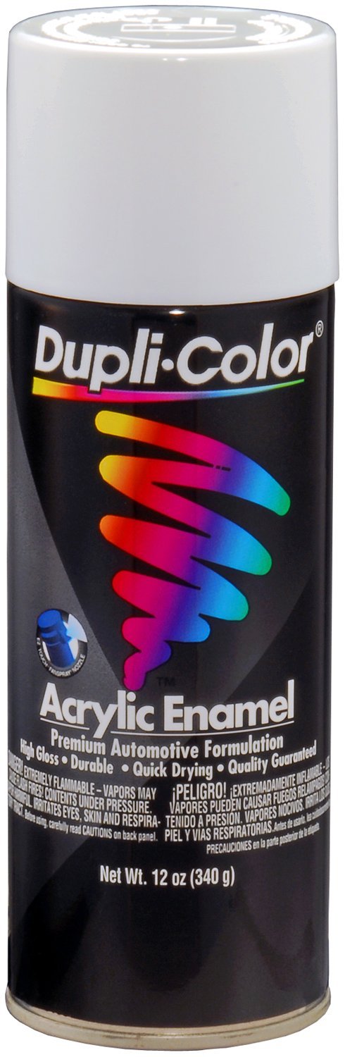 Dupli-Color DA1670-6 PK (EDA167007-6 PK) Gloss White Premium Enamel - 12 oz. Aerosol, (Case of 6)