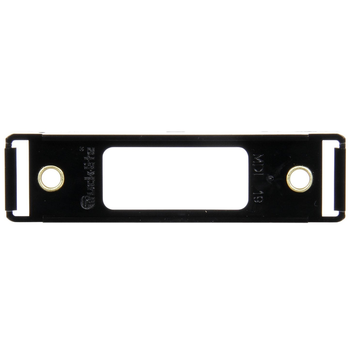 Truck-Lite 19728 Bracket Mount (19 Series, Open Back, 19 Series Products, Used In Rectangular Shape Lights, Black Polycarbonate, 2 Screw)