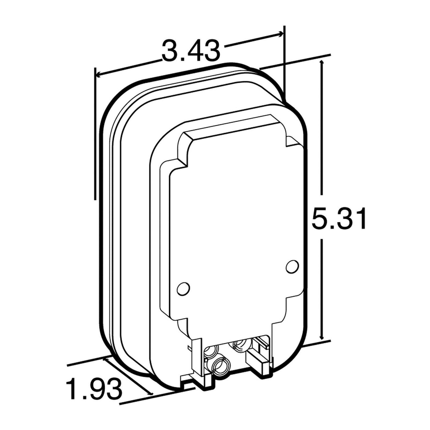 Truck-Lite (45204) Reflectorized Back-Up Lamp