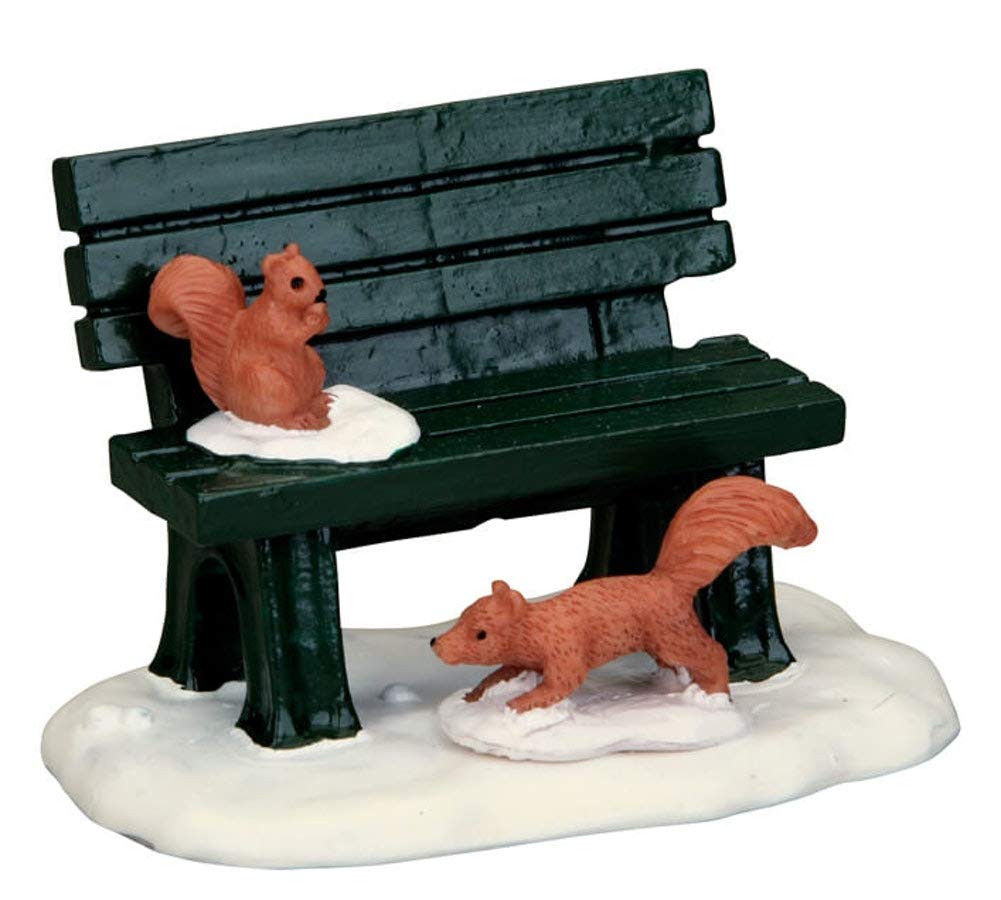 Lemax Village Collection Park Bench in Winter #54938