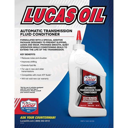 Lucas Oil 10441 Automatic Transmission Fluid Conditioner, 1. gallons