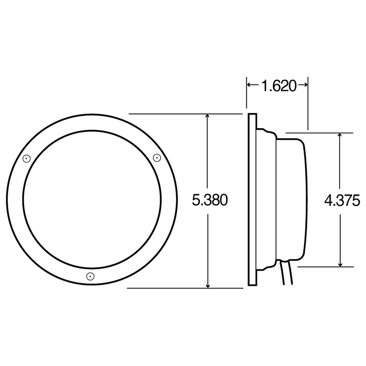 Truck-Lite (80334R) Stop/Turn/Tail Lamp