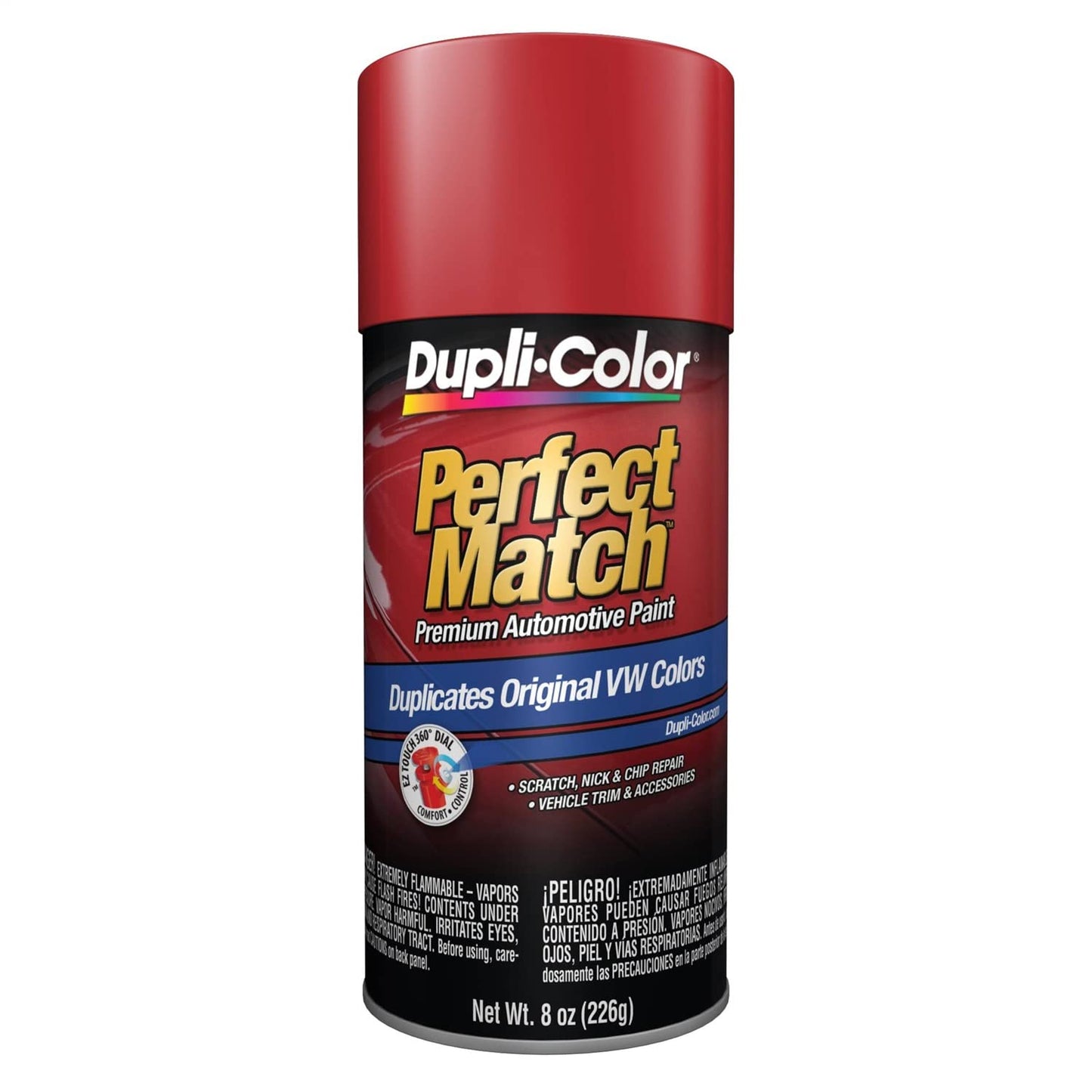 Dupli-Color Paint BVW2037 Dupli-Color Perfect Match Premium Automotive Paint; Tornado Red; Paint Code LY3D; 8 oz. Aerosol;