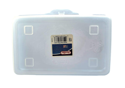 Sterilite Pencil Box with Splash Tint Lid (Clear)