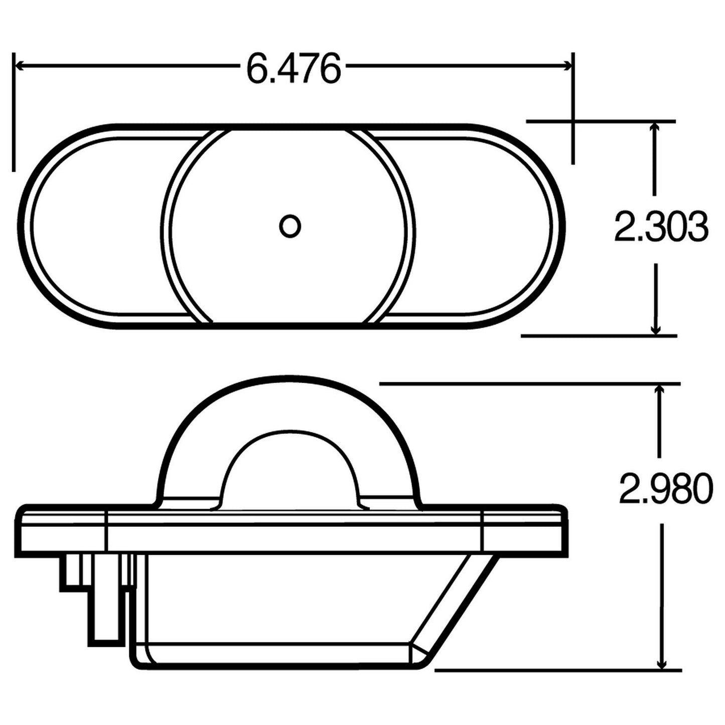 Truck-Lite 69202Y Turn/Marker Lamp