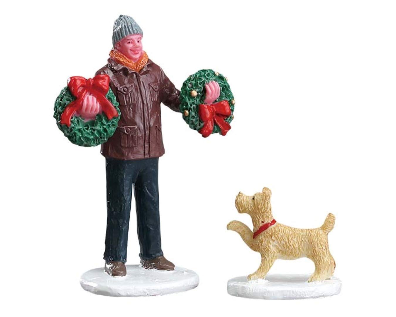Lemax Tree Lot Figure, Set of 2