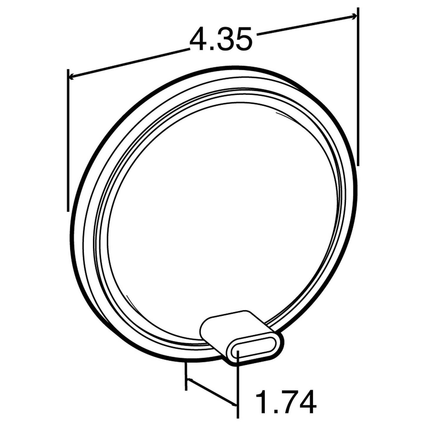 Truck-Lite (44207C) Dome Lamp