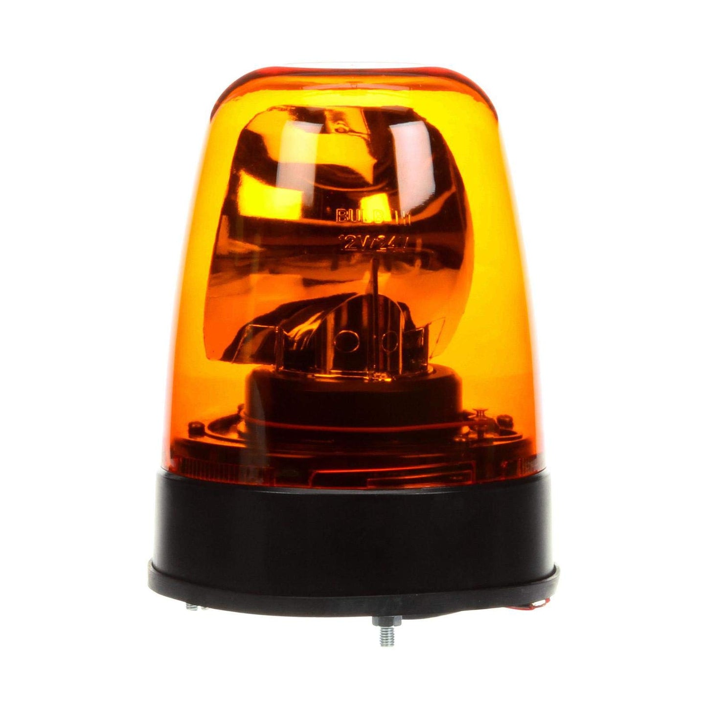 Truck-Lite Economy Rubbolite Beacon Yellow, Permanent Mount 6822A