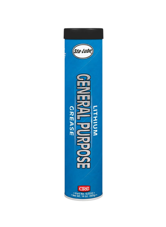 Sta-Lube Lithium General Purpose Grease SL3310 – [Pack of 10] 14 Wt. Oz., NLGI Grade 2 Grease for Light-Duty Applications