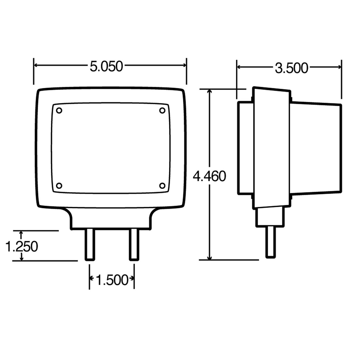 Truck-Lite (70352) Double Face Pedestal Lamp