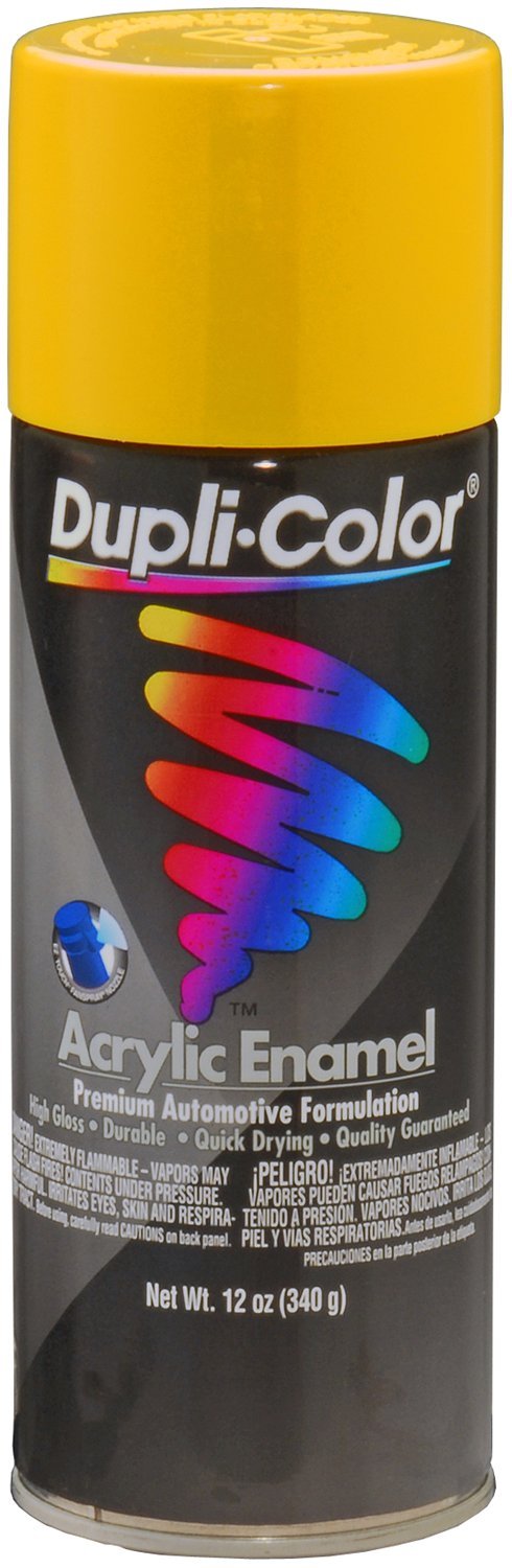 Dupli-Color (EDA168707-6 PK Chrome Yellow Premium Enamel - 12 oz. Aerosol, (Case of 6)