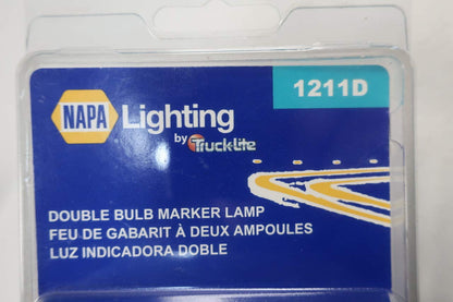 LOT of 2 New TRUCK-LITE 1211D NAPA Double Bulb RED Marker LAMP D634530