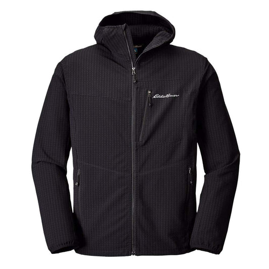 Eddie Bauer Men's Sandstone Backbone Grid Hoodie