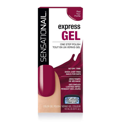 Pacific World Sensationail Express Gel, Red Your Profile (1 ct)