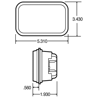 Truck-Lite (45201R) Turn Signal Lamp