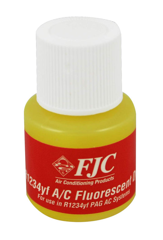 FJC R-1234yf UV Fluorescent Leak Detection Dye 1/4 oz, Factory, 1 Pack