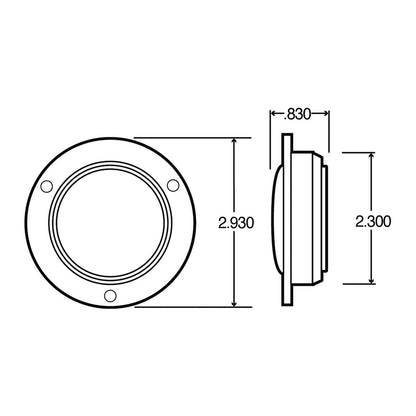 Truck-Lite 30221R Marker and Clearance Lamp