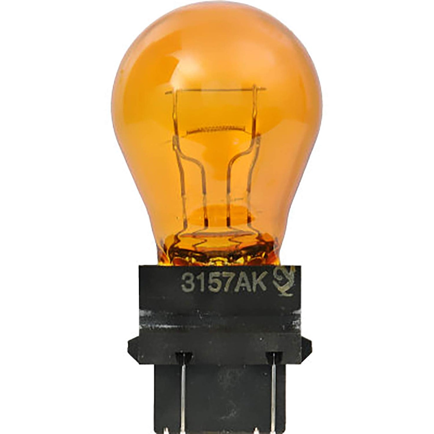 SYLVANIA - 3157NA Long Life Miniature - Amber Bulb, Ideal for Parking, Side Marker and Turn Signal Applications (Contains 2 Bulbs)