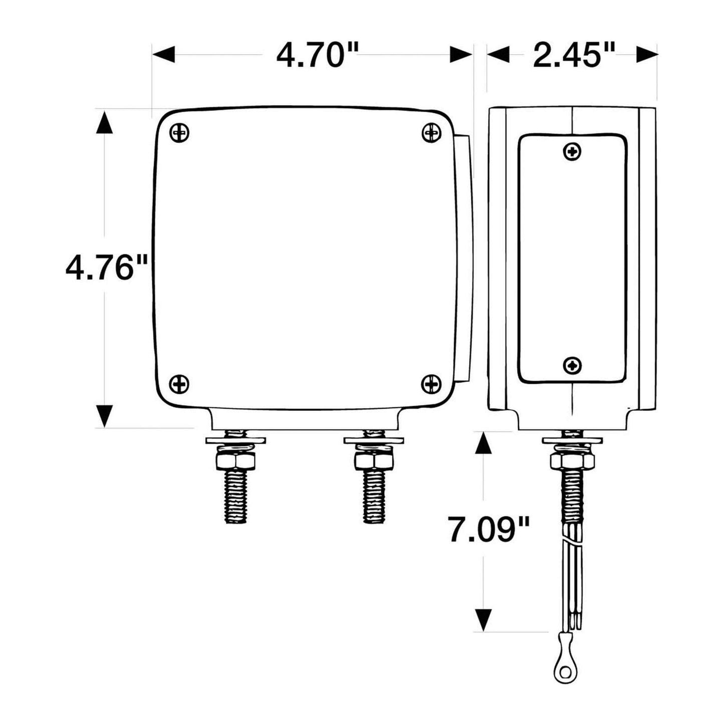 Truck-Lite (2759) Double Face Pedestal Lamp