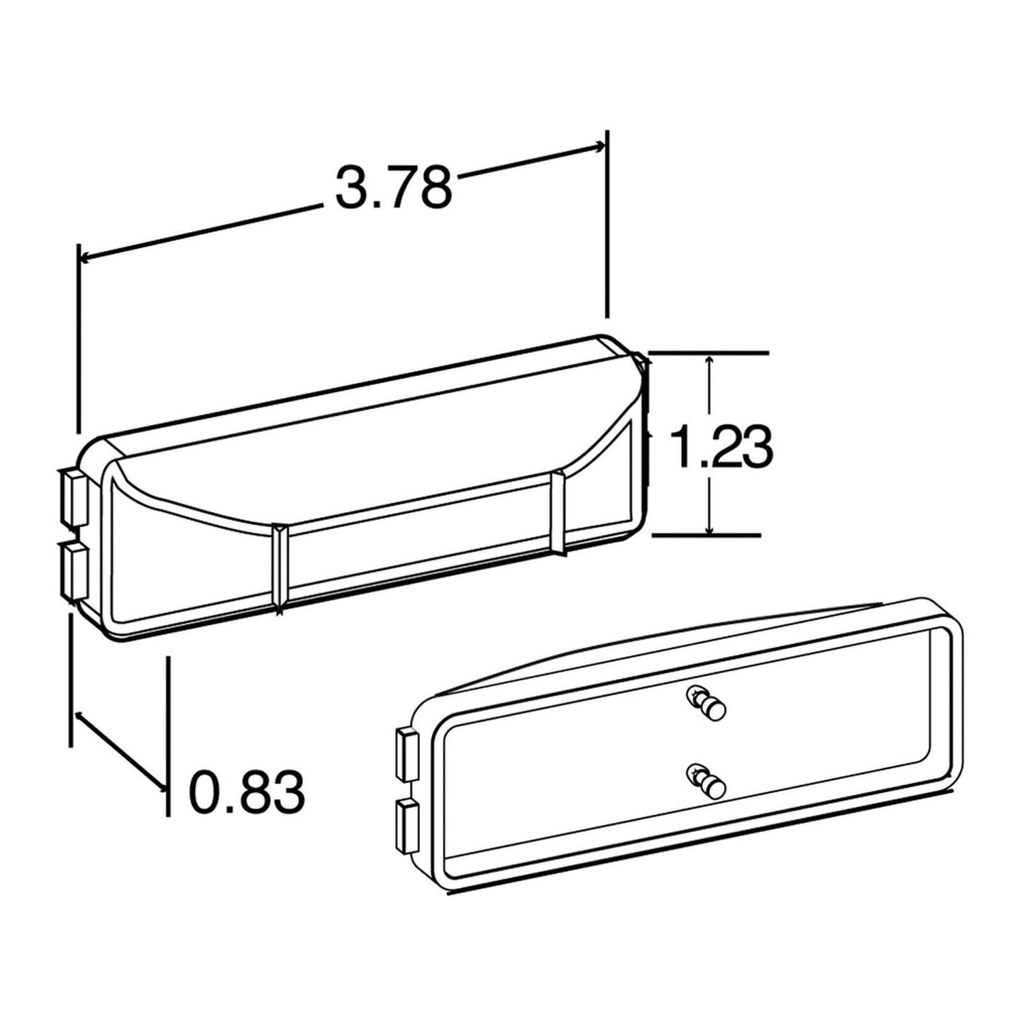 Truck-Lite (19275R) LED Base Mount Kit