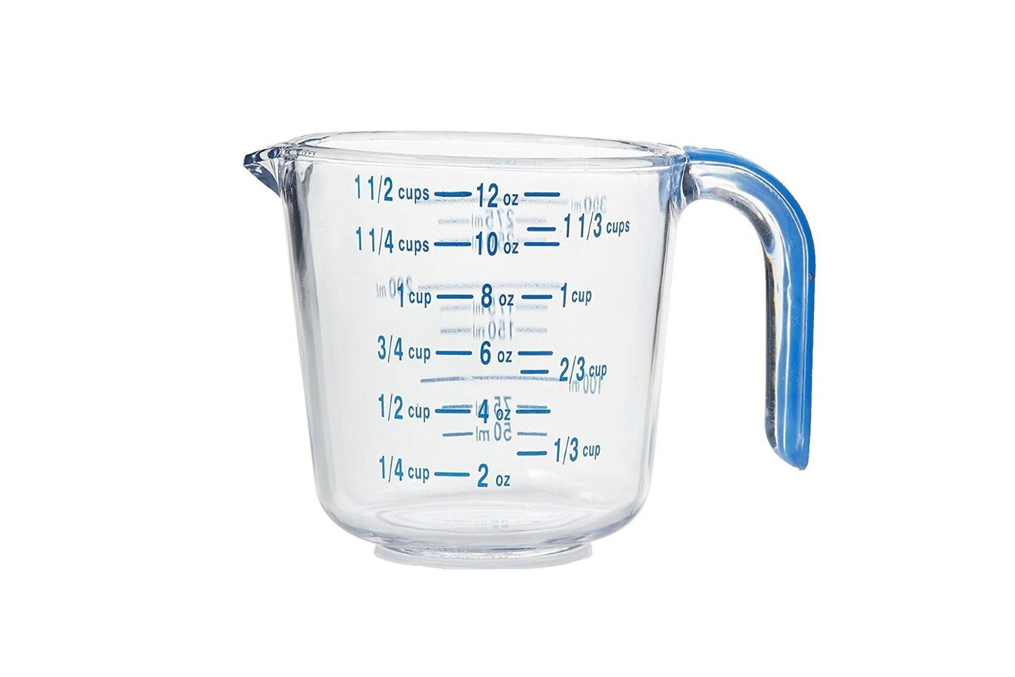 Arrow Cool Grip Plastic Measuring Cups - BPA-free Stackable Measuring Cups with Spout, Non-Slip Handle, & Bold Measurements - Microwave, Dishwasher Safe Measuring Cups