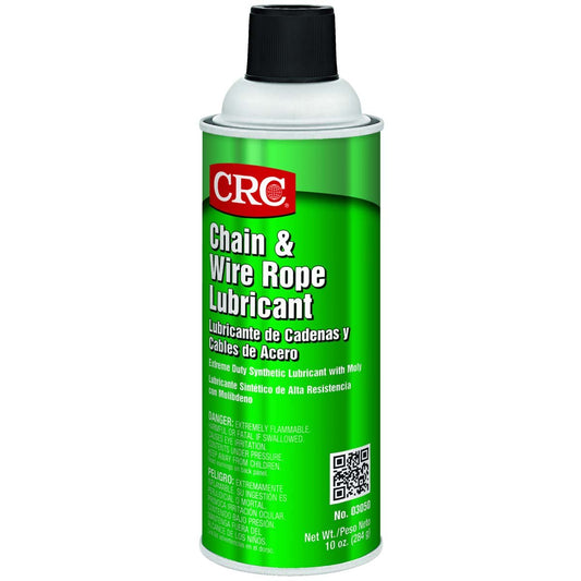 Crc Chain and Wire Rope Lubricant, 16 oz. Aerosol Can, Petroleum Chemical Base, Amber Color 03050-1 Each