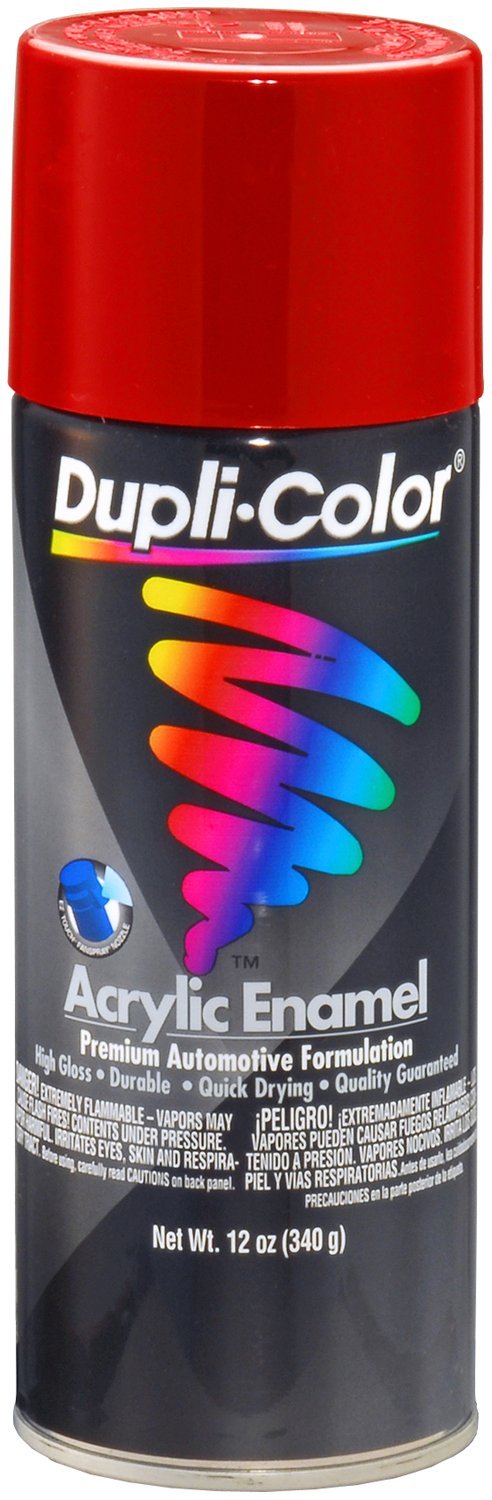 Dupli-Color (EDA164007-6 PK Cherry Red Premium Enamel - 12 oz. Aerosol, (Case of 6)