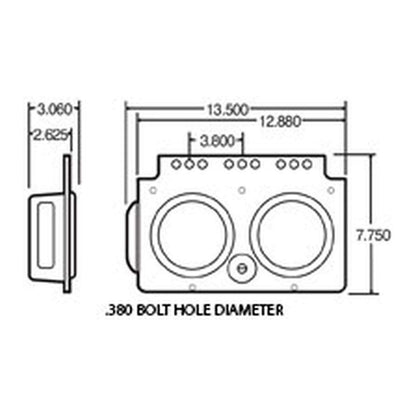 Truck-Lite 94811 Mating Plug for Stop/Turn/Tail Lamp Module