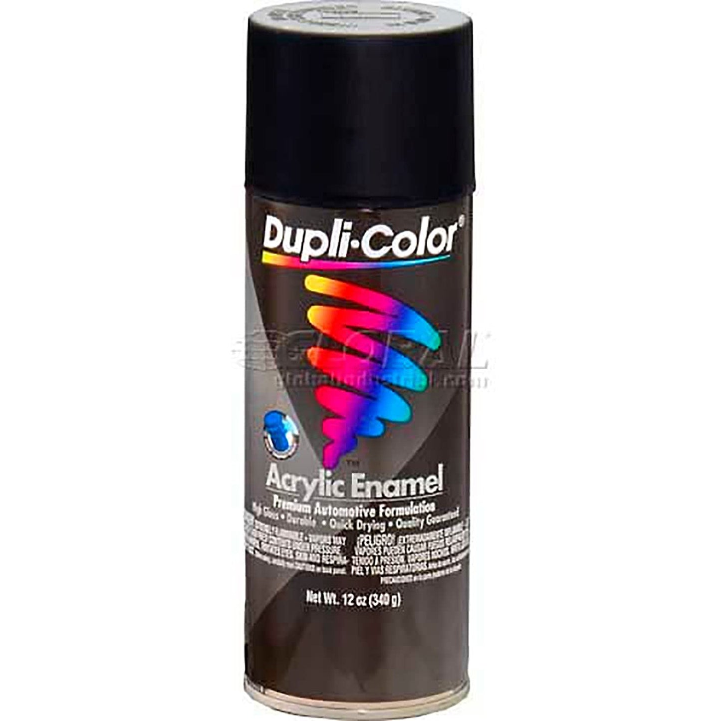 Dupli-Color Premium Enamel Semi-Gloss Black 12 Oz. Aerosol - Lot of 6