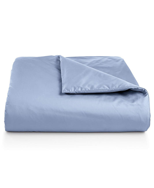 Charter Club Damask Solid 550 Thread Count Supima Cotton King Duvet Cover Horizon (Sky Blue)