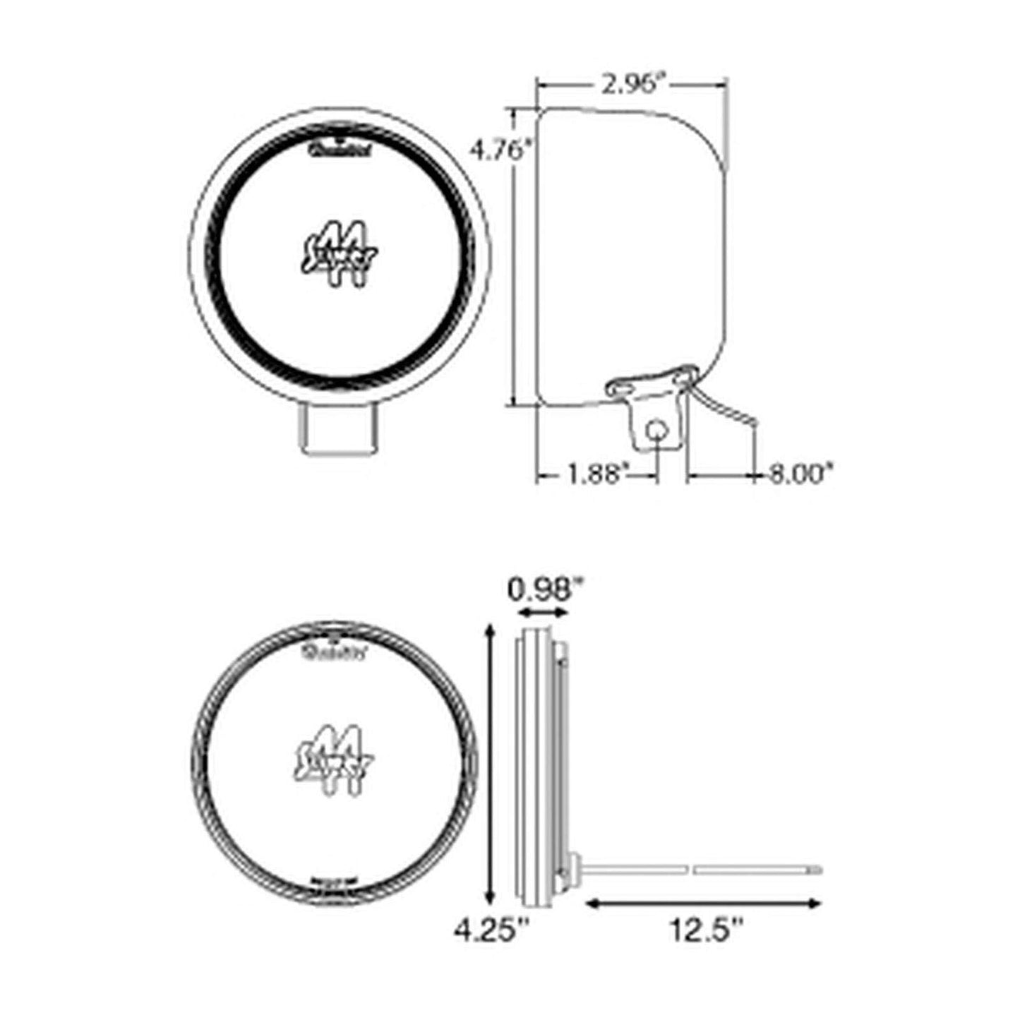 Truck-Lite (44304C) Flood Lamp