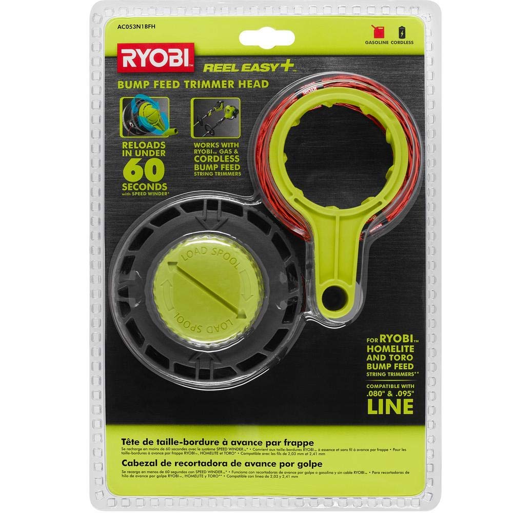 RYOBI AC053N1BFH Reel Easy+ Bump Feed String Head with Speed Winder