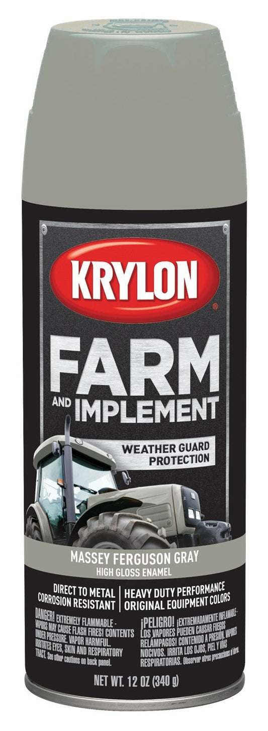 Krylon 1938 Farm & Implement Paints Massey Ferguson Gray 12 oz.