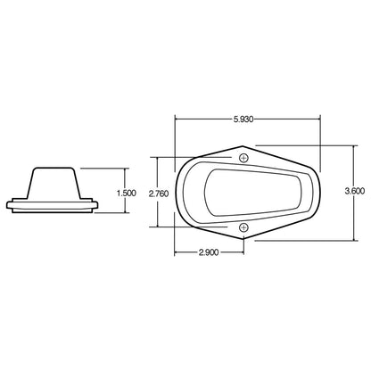 Truck-Lite (25780R) Marker/Clearance Lamp