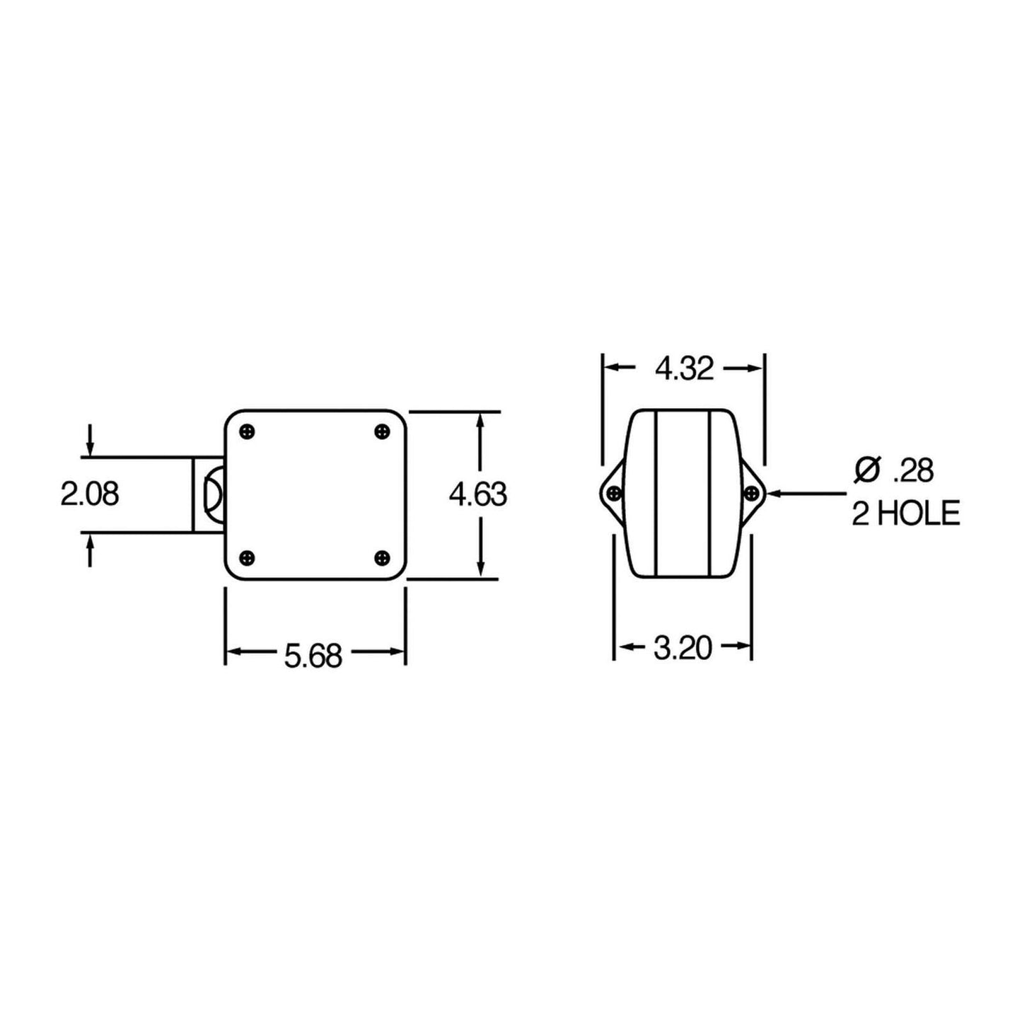 Truck-Lite (4872AA) Dual Face Turn Signal Lamp