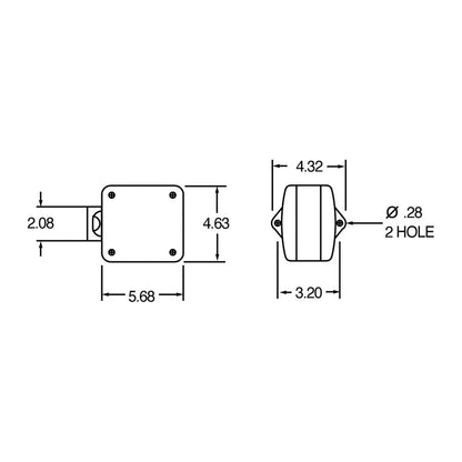 Truck-Lite (4872AA) Dual Face Turn Signal Lamp