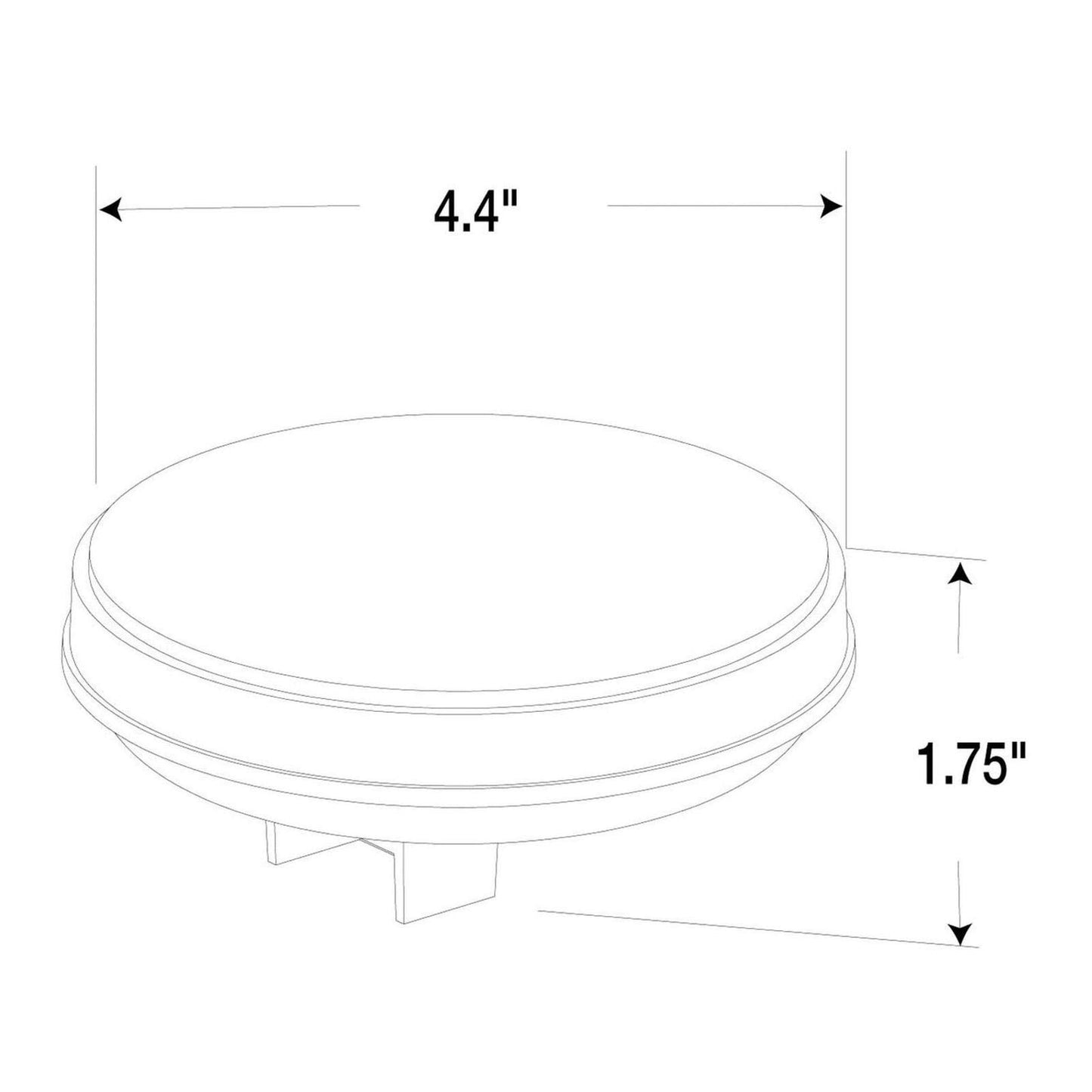 Truck-Lite (4051A) LED Front/Park/Turn Lamp, clear