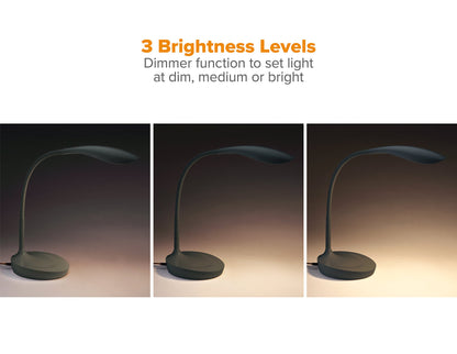 Bostitch Office - Gooseneck LED Desk Lamp