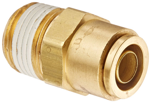 Eaton Weatherhead 1868 Brass CA360 D.O.T. Air Brake Tube, Male Connector