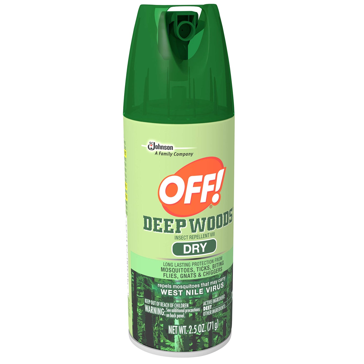 OFF! Deep Woods Dry Aerosol Insect Repellent, 2.5 Ounce (3 Count)