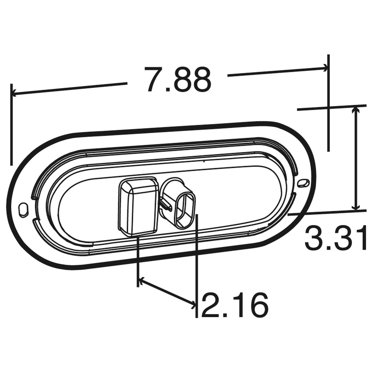 Truck-Lite (60317Y) Side Turn/Marker Lamp Grommet Kit