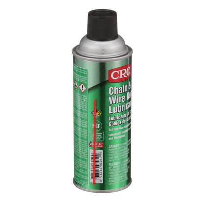 CRC Chain and Wire Rope Lubricating Spray, (Net Weight: 10 oz) 16oz Aerosol