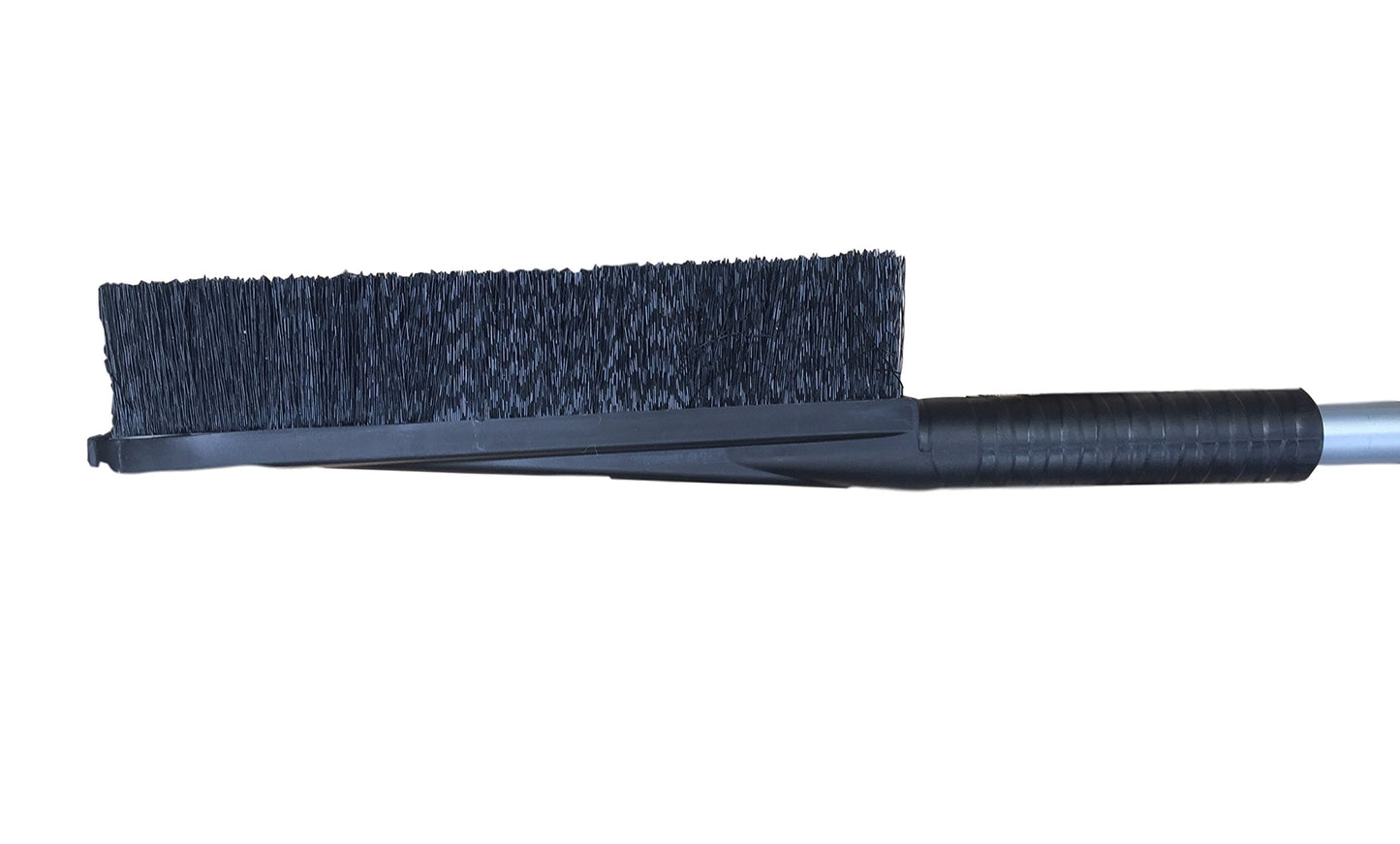 Hopkins Mallory SnoWisp Deluxe Snow Brush with Foam Grip, Grey, with 42" Telescoping Handle
