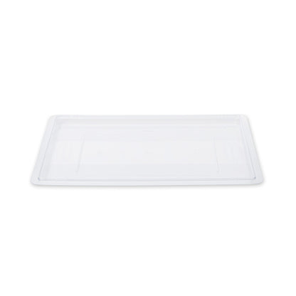 Rubbermaid Commercial Products Food Storage Box Lid for 8.5, 12.5, 16.5, and 21.5 Gallon Sizes, Clear (FG330200CLR)
