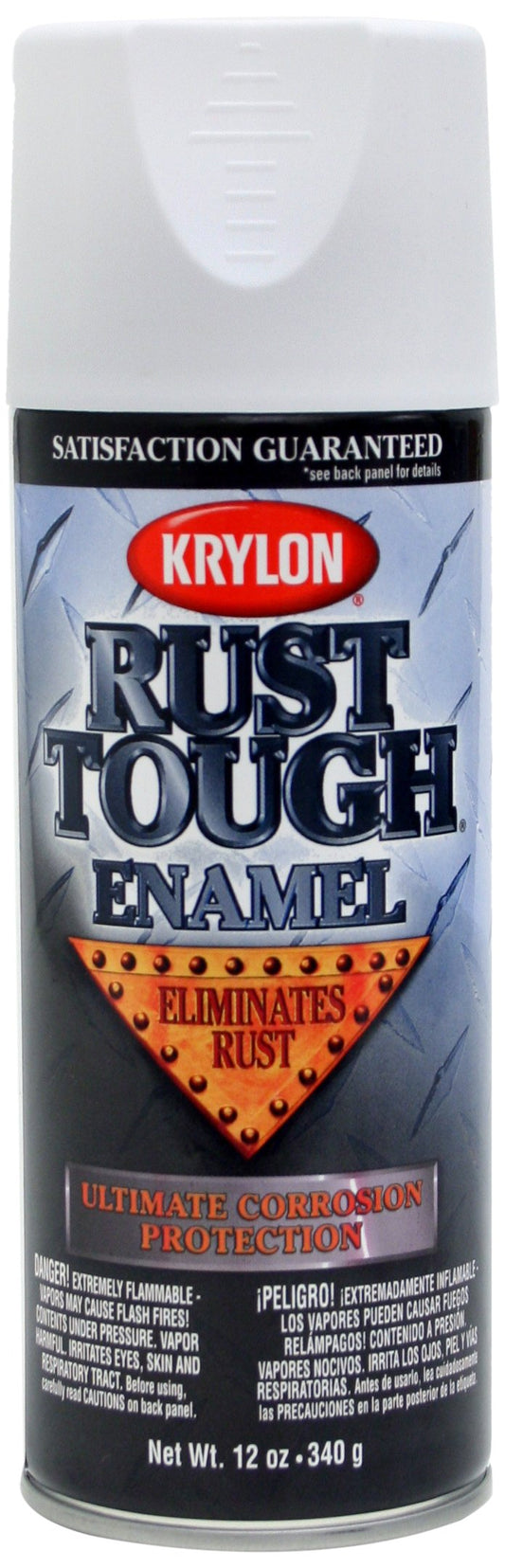 Krylon (RTA9219-6 PK) 'Rust Tough' Flat White Rust Preventive Enamel - 12 oz. Aerosol, (Case of 6)