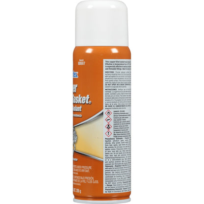 Permatex 80697 Copper Spray-A-Gasket Hi-Temp Adhesive Sealant, 12 oz. Aerosol Can